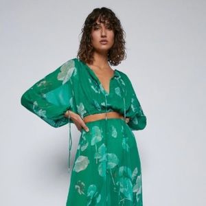 Scanlan Theodore Georgette Floral top